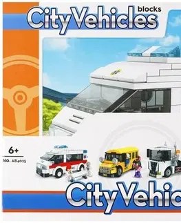 Hračky stavebnice EURO-TRADE - Stavebnica Alleblox City Vehicles 211-255ks, Mix Produktov