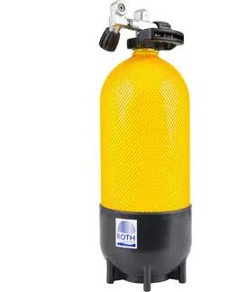 potápanie Tlaková fľaša na potápanie 12 litrov 230 bar žltá