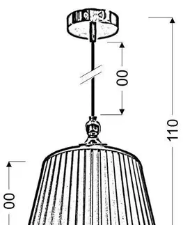 LED osvetlenie Závesná lampa AMORE Candellux
