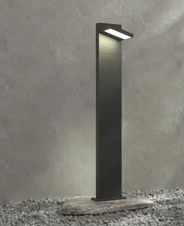Osvetlenie príjazdovej cesty Lucande Stĺpikové LED svietidlo Silvan 100 cm