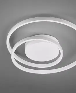 Stropné svietidlá Reality Leuchten Stropné LED svietidlo Zibal, stmievateľné, biele