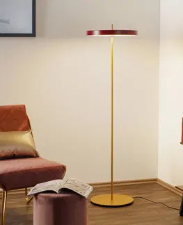 Stojacie lampy UMAGE UMAGE Asteria Floor stojaca LED rubínovo-červená
