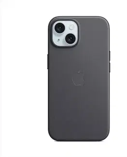 Puzdrá na mobilné telefóny Apple iPhone 15 Plus FineWoven Case with MagSafe - Black MT423ZM/A