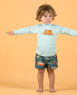 surf Detské tričko s UV ochranou Van s potlačou dlhý rukáv