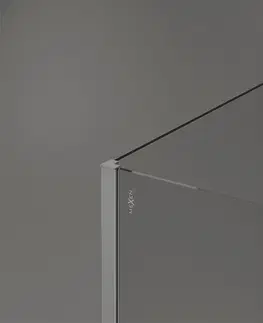 Sprchové dvere MEXEN/S - Kyoto Sprchová zástena WALK-IN 140 x 100 x 40 cm, transparent, chróm 800-140-100-221-01-00-040