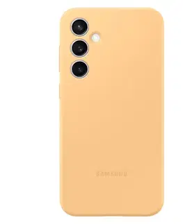 Puzdrá na mobilné telefóny Puzdro Silicone Cover pre Samsung Galaxy S23 FE, apricot EF-PS711TOEGWW