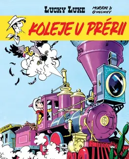 Komiksy Lucky Luke: Koleje v prérii - René Goscinny,Michal Lázňovský,Morris