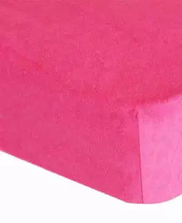 Plachty Forbyt, Prestieradlo, Froté Premium, ružové 100 x 220 cm