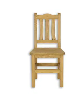 Jedálenské stoličky Rustik stolička KT703, jasný vosk