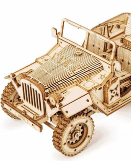 3D puzzle 3D Creative Drevené 3D puzzle Vojenské terénne auto