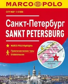 Európa Sankt Petersburg - City Map 1: 12 000