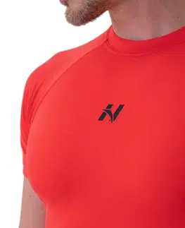 Pánske tričká Pánske funkčné tričko Nebbia 324 Red - XL