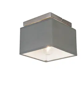 Stropne svietidla Moderné stropné svietidlo sivé - VT 1