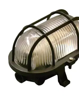 Nástenné svietidlá Müller-Licht Nástenné svietidlo Basic Oval, čierna