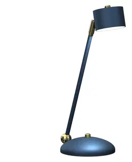 Lampy  Stolná lampa ARENA 1xGX53/11W/230V modrá/zlatá 