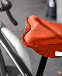 Bicycle Accessories Poťah na sedadlo bicykla s pamäťovou penou, oranžový
