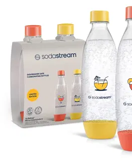 Sodastream a ďalšie výrobníky perlivej vody Sodastream Fľaša Fuse Orange/Yellow 2x 1 l, do umývačky