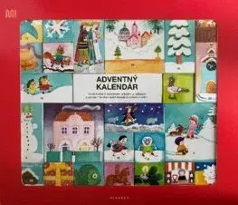 Pre deti a mládež - ostatné Adventný kalendár.24 knižočiek s vianočnými príbehmi a koledami - Ivana Pecháčková,Jarmila Marešová