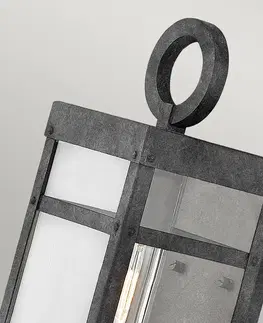 Vonkajšie nástenné svietidlá Quintiesse Vonkajšie nástenné svietidlo Porter čierna 33,6 cm
