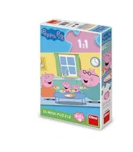 Do 49 dielikov Dino Toys Maxi puzzle Peppa Pig: Obed 24 Dino