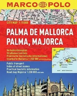 Európa Palma de Mallorca - mapa 1:15 000 - lamino