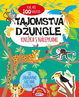 Pre deti a mládež - ostatné Tajomstvá džungle – knižka s nálepkami