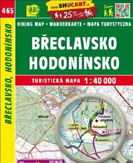 Turistika, skaly Břeclavsko, Hodonínsko - SC 465, 1:40 000