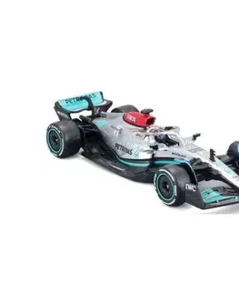 Vláčiky a autíčka BBurago Bburago 1:43 Formula F1 Mercedes AMG Petronas W13 (2022) nr.63 George Russel - with driver