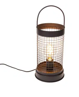 Stolove lampy Moderne tafellamp grijs 44 cm E27 - Horario