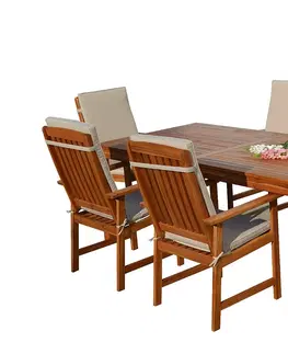 Stolčeky DEOKORK Záhradný obdĺžnikový stôl ENGLAND 160 x 90 cm