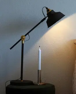 Stolové lampy na písací stôl Steinhauer Stolná lampa Nové, nastaviteľná, čierna