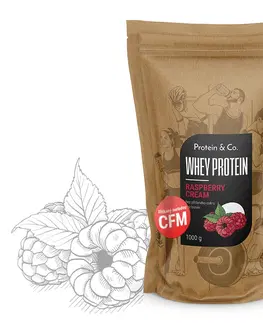 Proteíny Protein&Co. CFM Whey protein 80 1000 g PRÍCHUŤ: Chocolate brownie