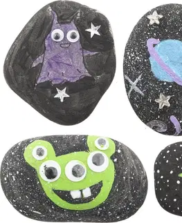 Kreatívne a výtvarné hračky LAMPS - Maľovanie na kamienky Galaxy