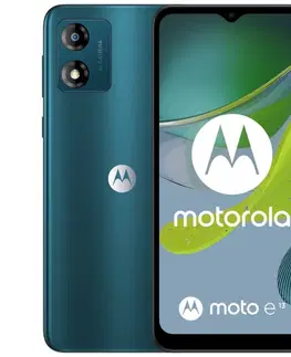 Mobilné telefóny Motorola Moto E13, 264GB, Aurora Green PAXT0020PL