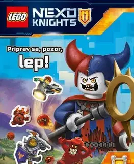 Nalepovačky, vystrihovačky, skladačky Lego Nexo Knights Priprav sa, pozor, lep! - Kolektív autorov