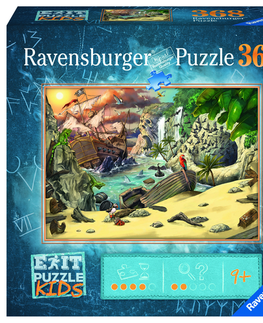 Exit puzzle Ravensburger Exit KIDS Puzzle: Piráti 368 Ravensburger