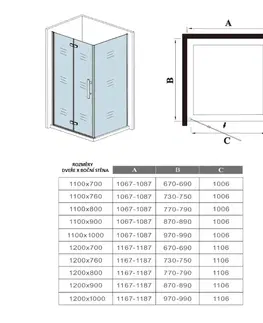 Sprchovacie kúty H K - Štvorcový sprchovací kút MELODY 100x100 cm so zalamovacími dverami vrátane sprchovej vaničky z liateho mramoru SE-MELODYB8100100/THOR-100SQ