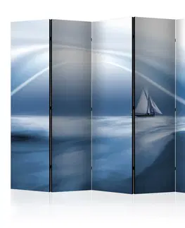 Paravány Paraván Lonely sail drifting Dekorhome 225x172 cm (5-dielny)