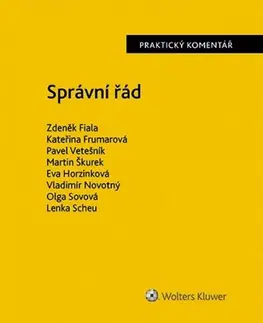 Právo ČR Správní řád - praktický komentář - Kolektív autorov