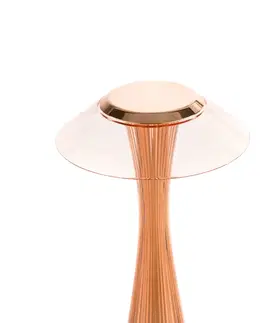 Lampy na nočný stolík Kartell Kartell Space – dizajnérska stolná LED lampa, meď