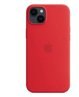 Puzdrá na mobilné telefóny Silikónový zadný kryt pre Apple iPhone 14 Plus s MagSafe, (PRODUCT) červená MPT63ZM/A
