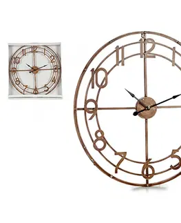 Hodiny Kovové vintage hodiny Giftdecor, 60cm