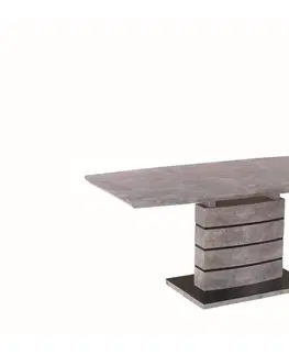 Jedálenské stoly DAVINCI, rozkladací jedálenský stôl, betón