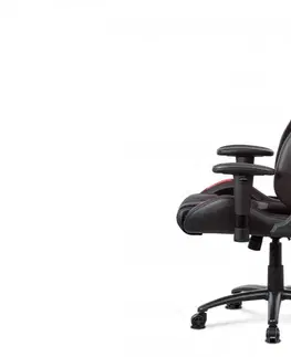 Kancelárske stoličky Herné kreslo KA-F07 RED Autronic