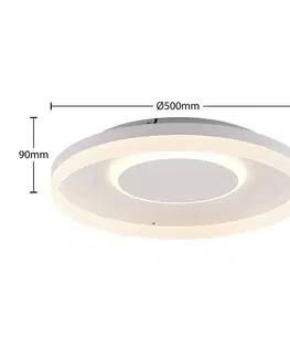 Stropné svietidlá Lindby Lindby Felisha stropné LED svietidlo RGBW biela