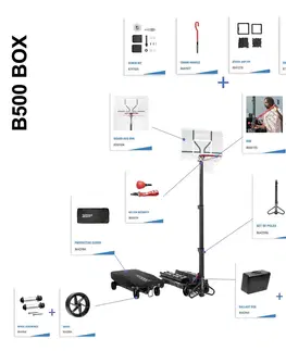 basketbal Skrutky na basketbalový kôš B500 Box