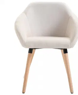 Stoličky Jedálenská stolička látka / drevo Dekorhome Modrá