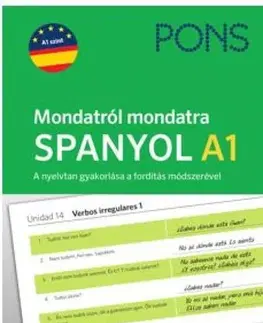 Učebnice a príručky PONS Mondatról mondatra Spanyol A1 - Magdalena Filak,Filip Radej
