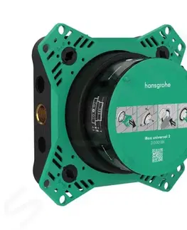 Kúpeľňové batérie HANSGROHE HANSGROHE - Sprchový set s termostatem pod omítku, s tělesem, průměr 36 cm, 3 proudy, chrom SANI21HHH010