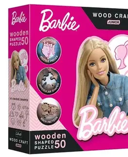 Do 99 dielikov Trefl Drevené puzzle Junior - Krásna Barbie 50 Trefl